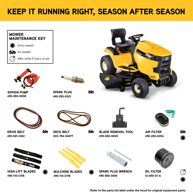 Cub Cadet XT1 LT50" Lawn Tractor | Cub Cadet US